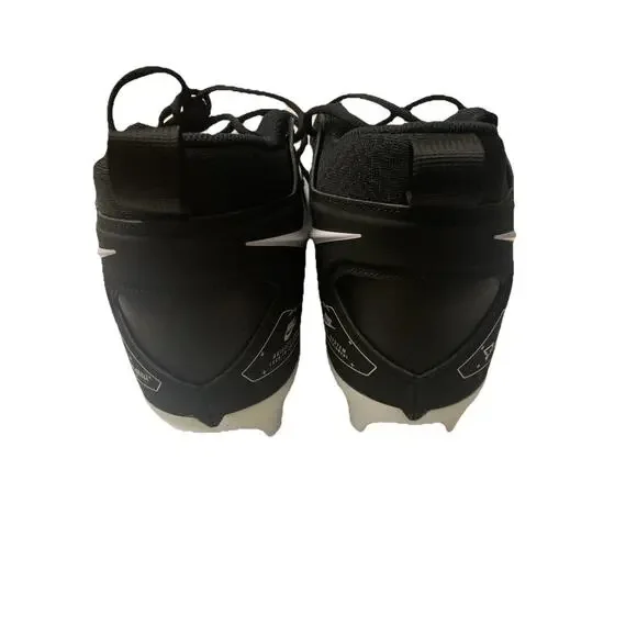 Nike Alpha Menace Pro 3 Football Cleats Mens 13 Wide Black White DH3292-001 - Picture 5 of 6